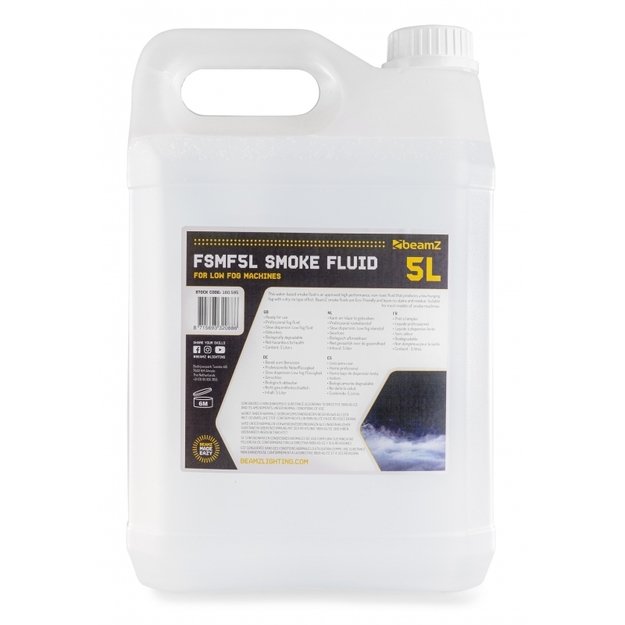Žemo rūko skystis BeamZ 5L Low Fog 2