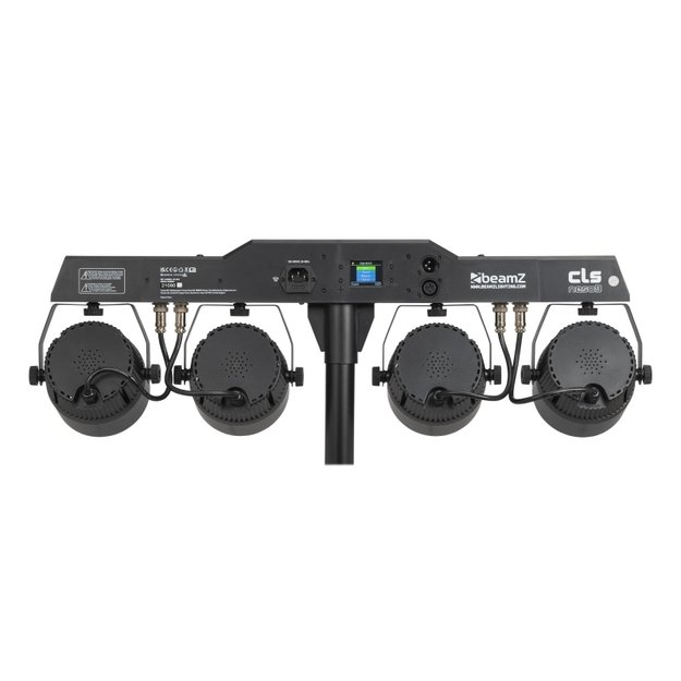 BeamZ CLS Party Bar Neso9 šviesos efektų rinkinys su stovu 2x LED Par ir 2x Jelly Moon 1