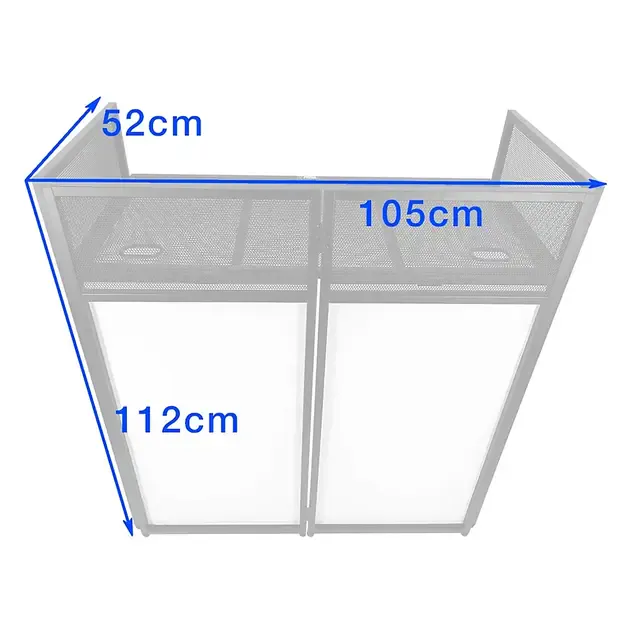 Mobilus DJ stalas su nešiojamu krepšiu 112x52cm 8