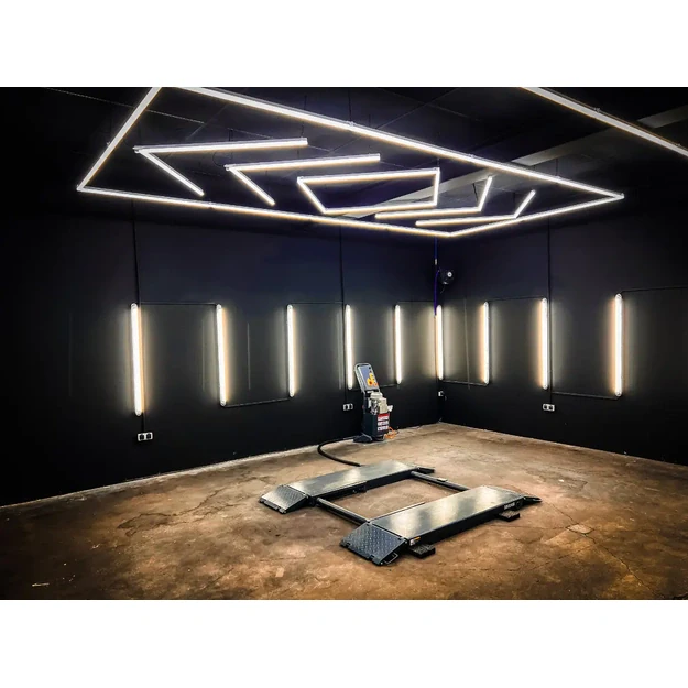 LUMHEXO LF FRAME kelių dizainų modulinis LED šviestuvas, 432 W, 6500 K, 2435 × 4845 mm