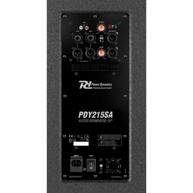 PDY215SA aktyvi žemo dažnio kolonėlė 900W