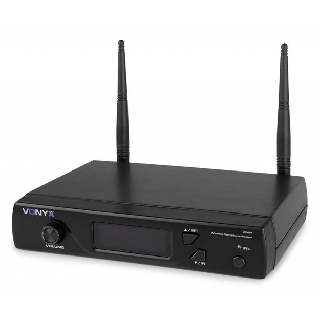 VONYX WM61 bevielis mikrofonas UHF 16-kanalų