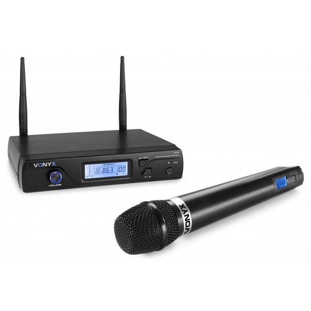 VONYX WM61 bevielis mikrofonas UHF 16-kanalų
