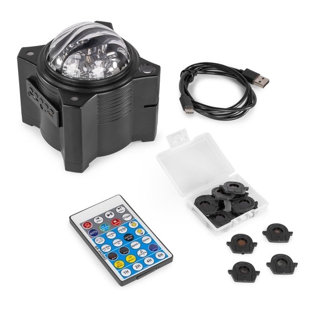 Fuzzix Aurora galaktikos projektorius su BT garsiakalbiu