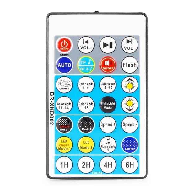 Fuzzix Aurora galaktikos projektorius su BT garsiakalbiu 9