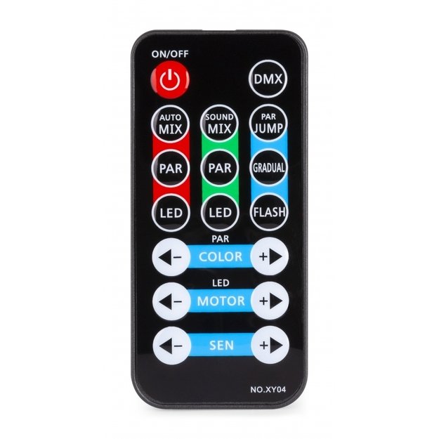 Max Partybar12 šviesos efektų rinkinys su stovu 2x PAR ir 2 x Derby 6