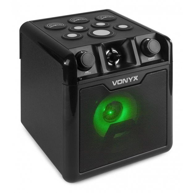 Vonyx SBS50B-DRUM nešiojama kolonėlė su apšvietimu ir būgnų efektais 4