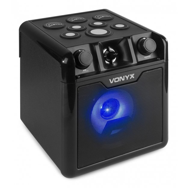 Vonyx SBS50B-DRUM nešiojama kolonėlė su apšvietimu ir būgnų efektais 8