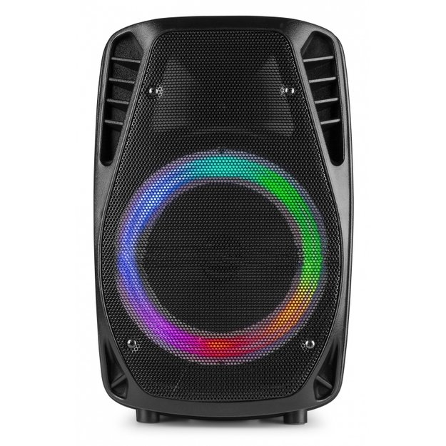 Fenton FT8LED-MK2 300W nešiojama kolonėlė su laidiniu mikrofonu 1