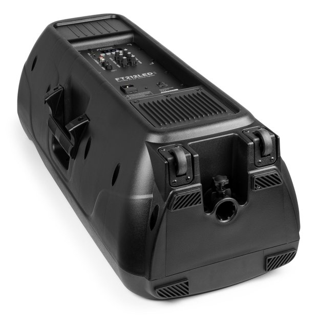 FENTON FT212LED MK2 1400W nešiojama kolonėlė su dviem belaidžiais mikrofonais 10