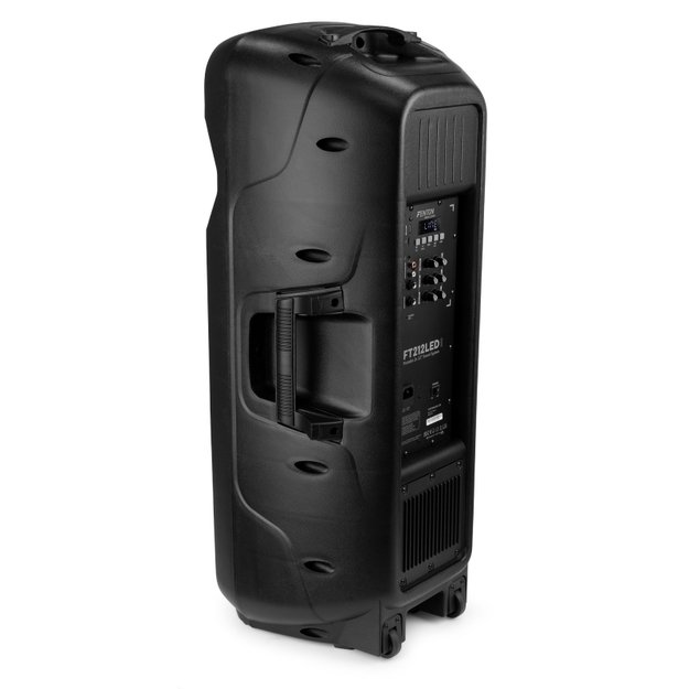 FENTON FT212LED MK2 1400W nešiojama kolonėlė su dviem belaidžiais mikrofonais 8