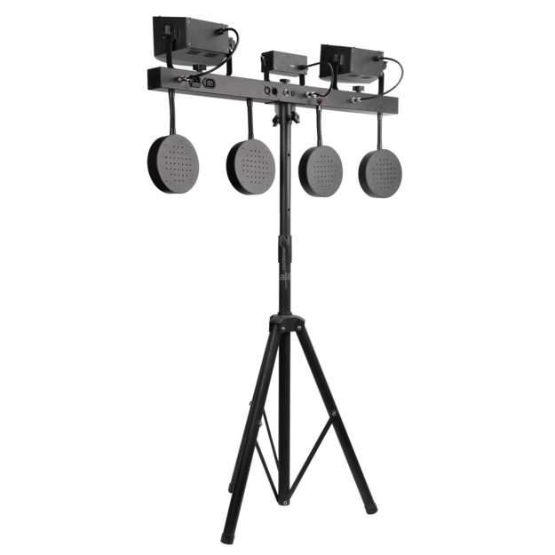 Led Par and Derby Combo Šviesos Efektas su Stovu 4
