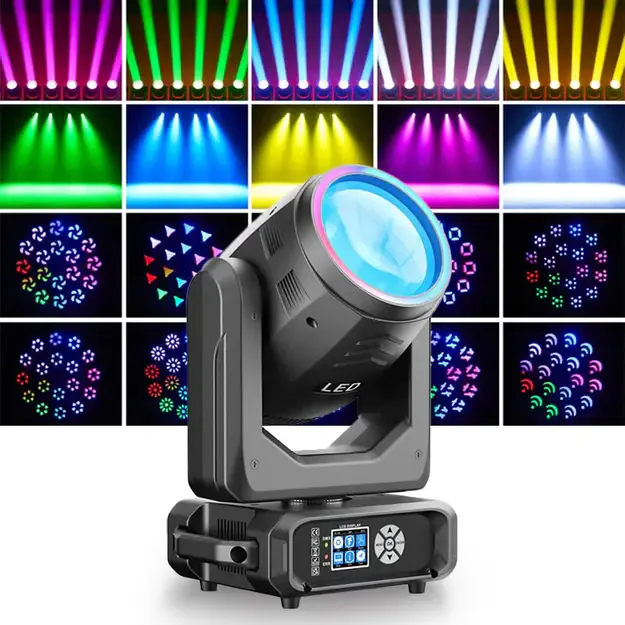 200W LED BEAM RGBW Judanti galva  3