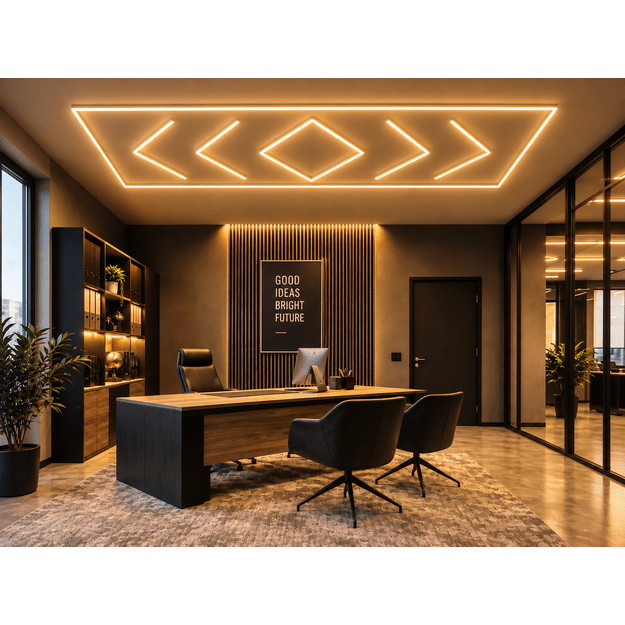 LUMHEXO LF FRAME kelių dizainų modulinis LED šviestuvas, 432 W, CCT, 2435 × 4845 mm
