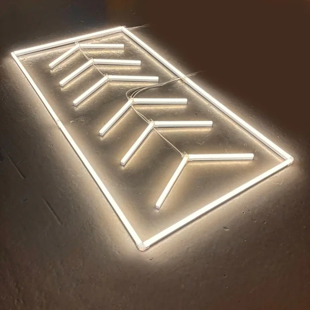 LUMHEXO LF FRAME kelių dizainų modulinis LED šviestuvas, 432 W, CCT, 2435 × 4845 mm