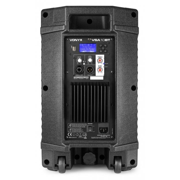 VONYX VSA10BT aktyvi garso kolonėlė 10" 500W BT/MP3