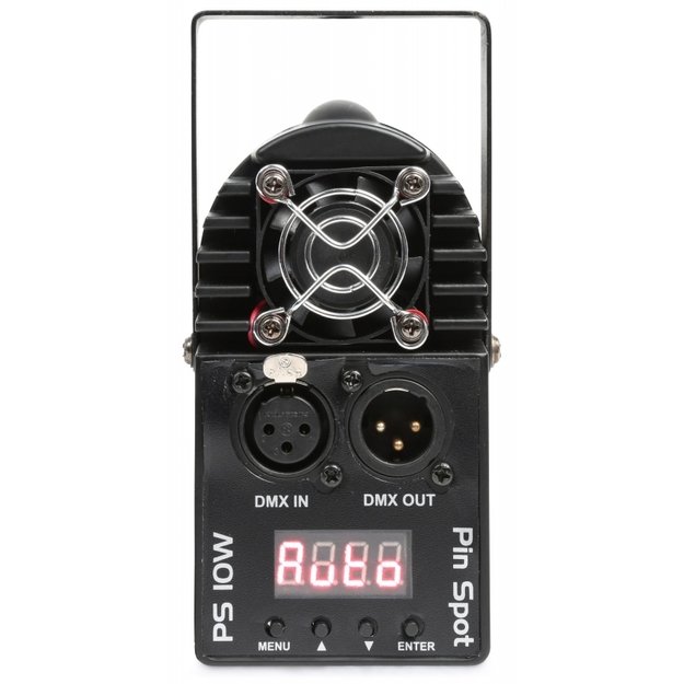 BeamZ PS10W LED Pin Spot 10W DMX taškinis prožektorius 6