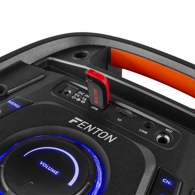 Fenton BoomBox500 nešiojama kolonėlė su LED šviesos efektais 12