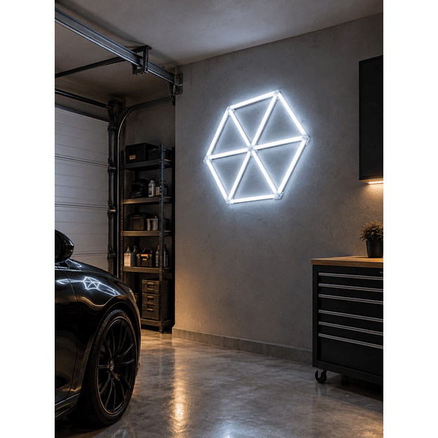 LUMHEXO T6 modulinis LED šviestuvas, 108 W, 6500 K, 990 × 890 mm
