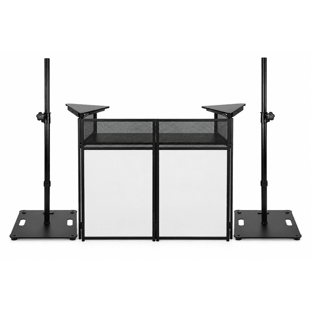 DJ Stalas + 2xStandworx XP-255L stovai + Stanworx DJ užtvaros