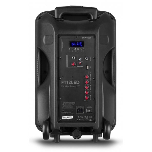 Fenton FT12LED 700W nešiojama kolonėlė su belaidžiu mikrofonu