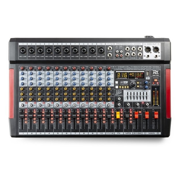 Power Dynamics PDM-T1204 12-kanalų mikšeris DSP MP3