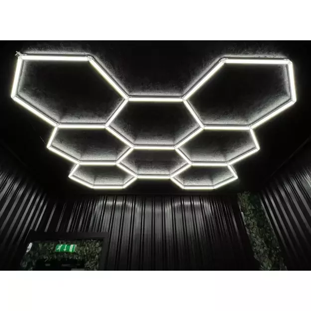 Garažo LED apšvietimas „Koriai“ be rėmo (8 vnt. LED modulių, 2444 × 2576 mm) 4