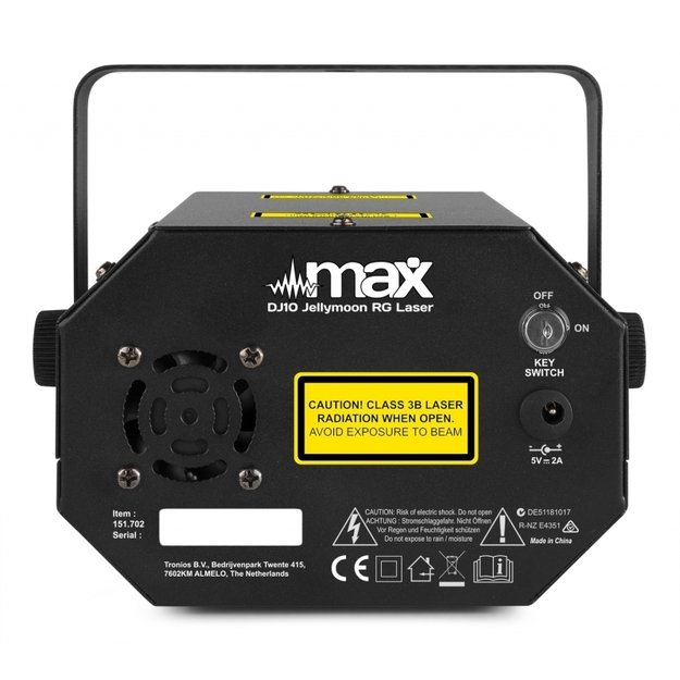 MAX DJ10 šviesos efektas 3