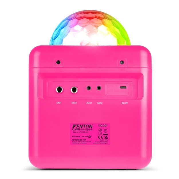 Fenton KAR15P karaoke nešiojama kolonėlė 4