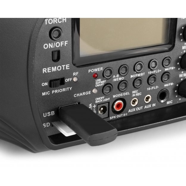 Vonyx ST016 nešiojama kolonėlė UHF Combi 6