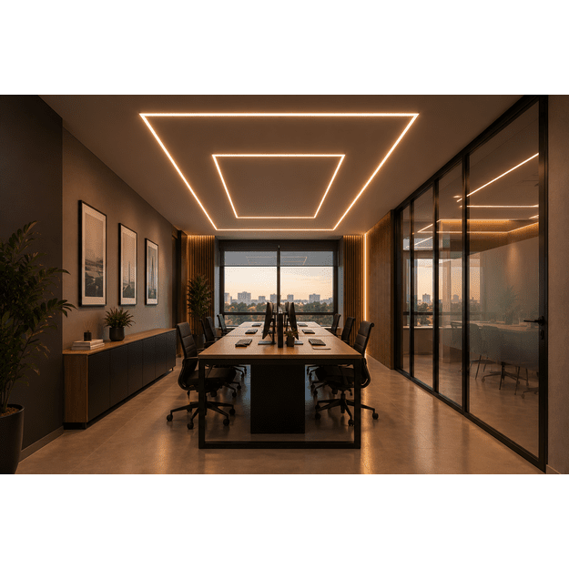 LUMHEXO F2-1 modulinis LED šviestuvas, 360 W, CCT, 2435 × 4845 mm