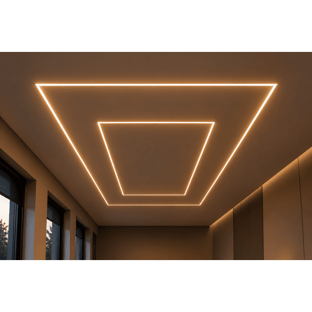 LUMHEXO F2-1 modulinis LED šviestuvas, 360 W, CCT, 2435 × 4845 mm