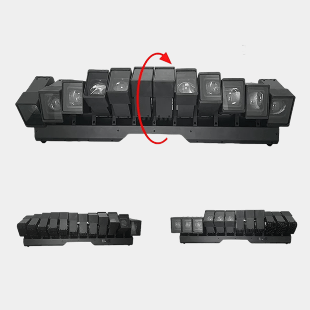 2x B1260 12x60w Rock Beam Led Bar Scenos PRO Efektas su transportavimo dėže 2in1