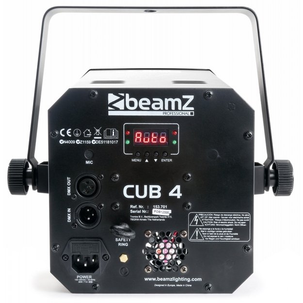 BeamZ Cub4 II LED šviesos efektas 3