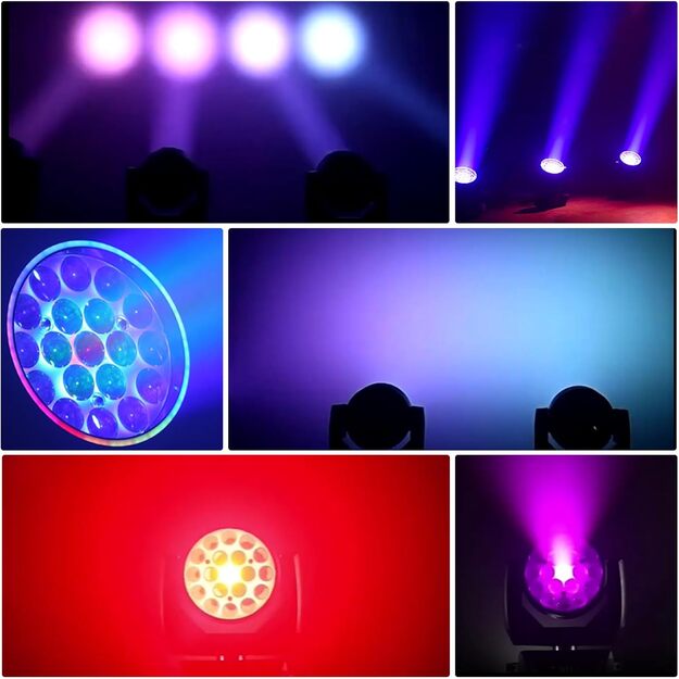 19x12w RGBW LED Wash Judanti Galva 5