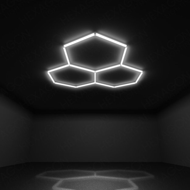 LUMHEXO H3 modulinis LED šviestuvas, 135 W, 6500 K, 1610 × 1630 mm