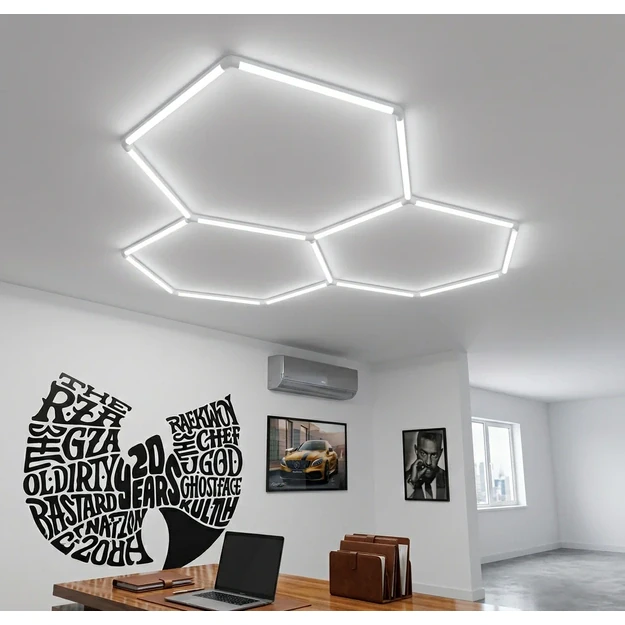 LUMHEXO H3 modulinis LED šviestuvas, 135 W, 6500 K, 1610 × 1630 mm