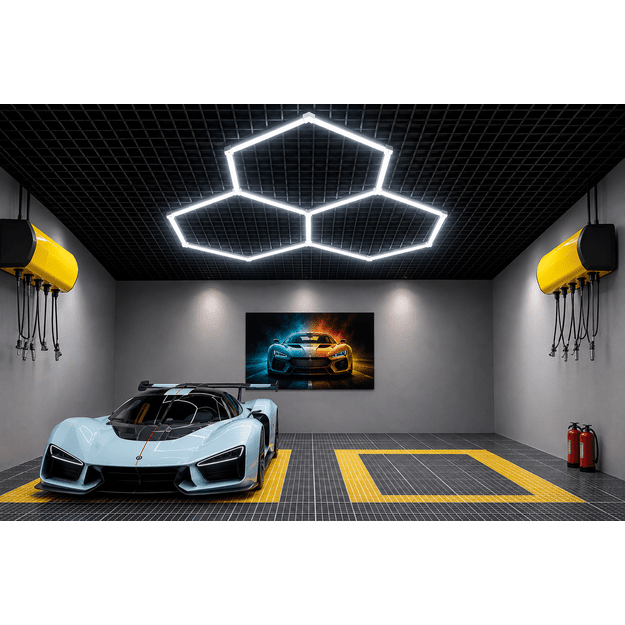 LUMHEXO H3 modulinis LED šviestuvas, 135 W, 6500 K, 1610 × 1630 mm