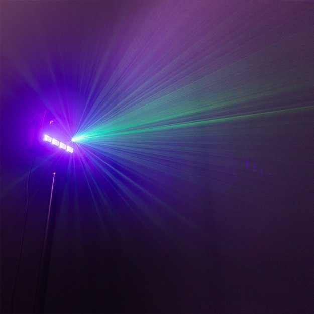 BeamZ Shimmer6 Multi DJ LED šviesos efektas 7