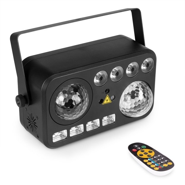 BeamZ Shimmer6 Multi DJ LED šviesos efektas 4