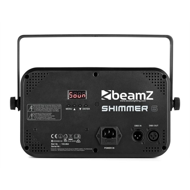 BeamZ Shimmer6 Multi DJ LED šviesos efektas 2