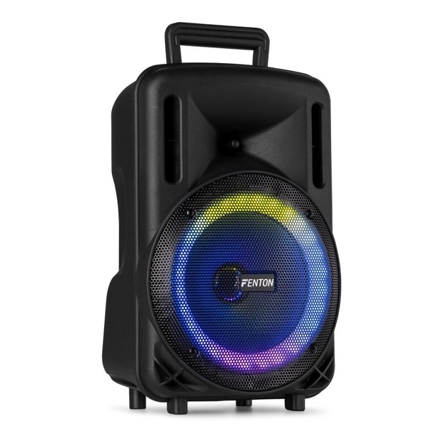 FENTON FT08LED MK2 300W nešiojama kolonėlė su belaidžiu mikrofonu 1