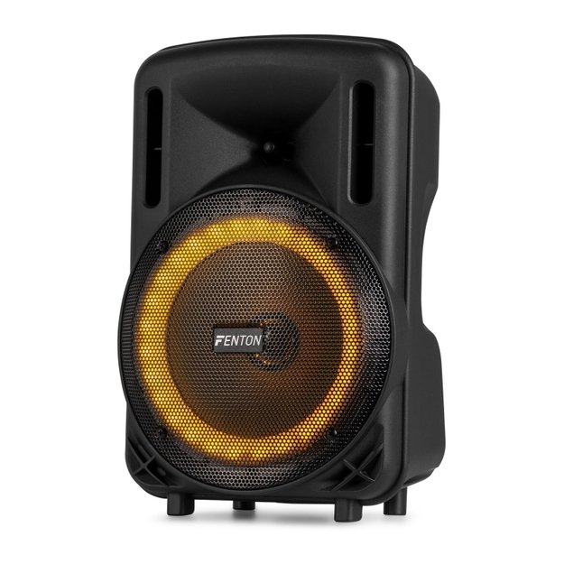 FENTON FT08LED MK2 300W nešiojama kolonėlė su belaidžiu mikrofonu 3