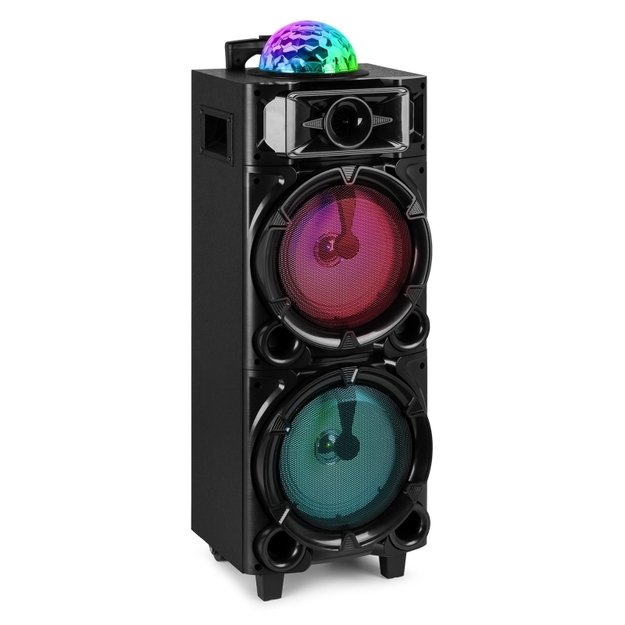 Fenton LIVE290 nešiojama karaoke kolonėlė su šviesos efektu 2x 8” 2