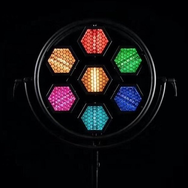 7×60W LED RGB Specialių Efektų Šviestuvas