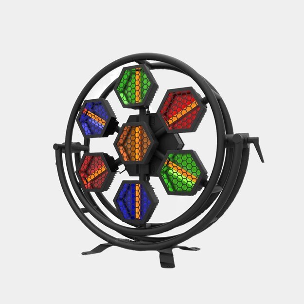 7×60W LED RGB Specialių Efektų Šviestuvas