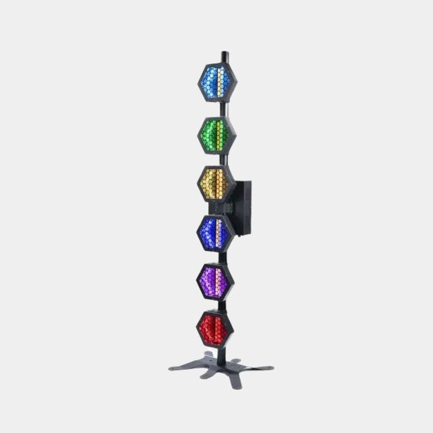 6-Linijų RGB LED retro dekoratyvinė šviesa 6 vnt.