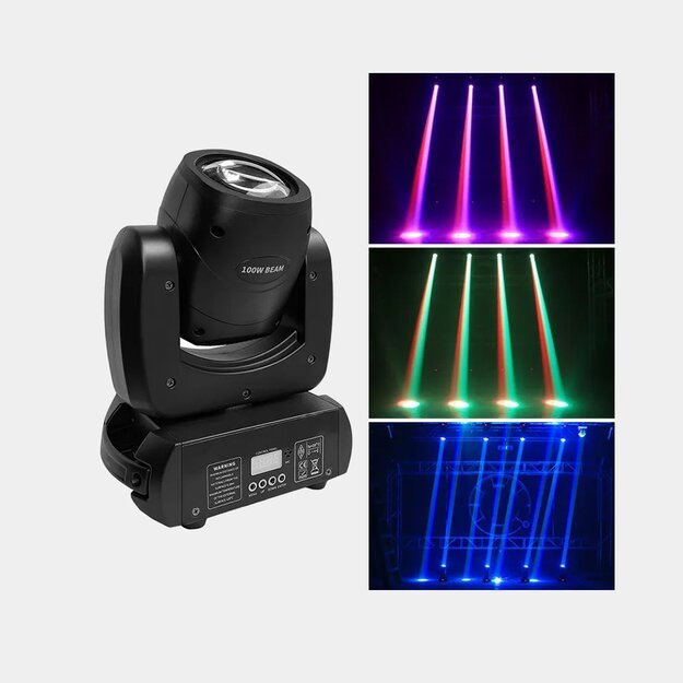 80W LED beam efektas judanti galva