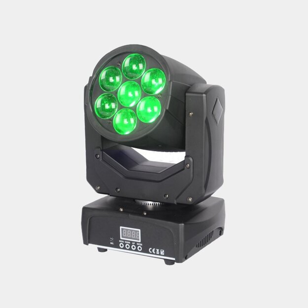 Transportavimo Dėžė LED Judančiai Galvai ZOOM 7x15W