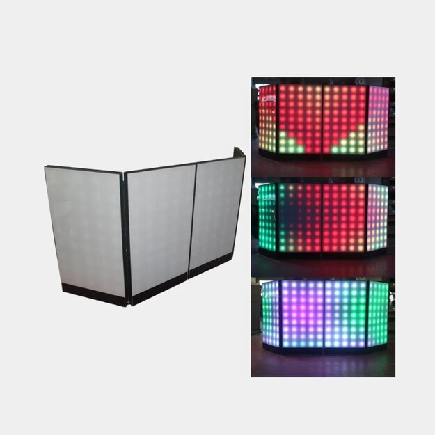 DJ LED fasadas - Scenos Šviesa